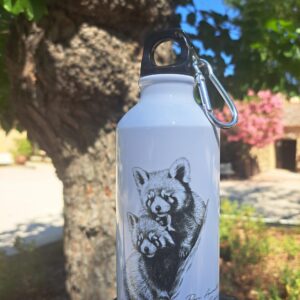 GOURDE BLANCHE "PANDAS ROUX"