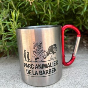 TASSE METAL MOUSQUETON TIGRE
